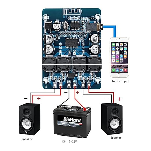 TPA3118 Dual 45W Audio Amplifier Module