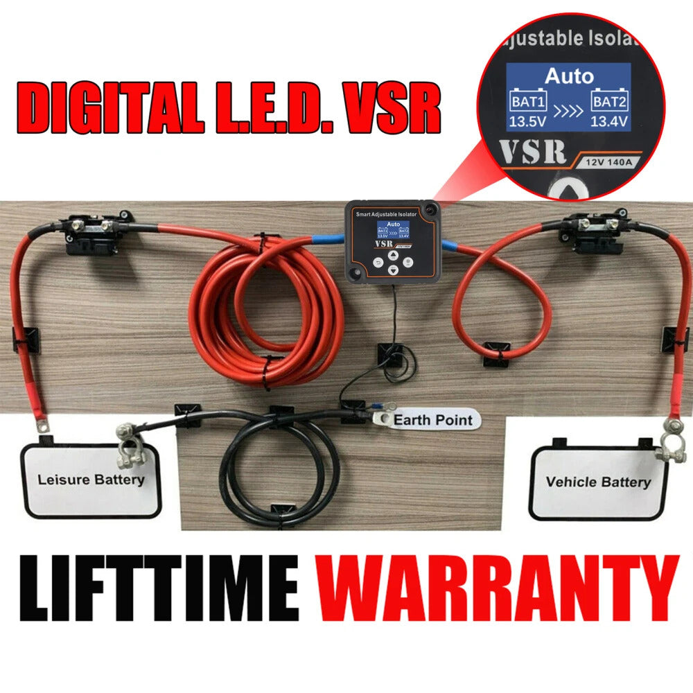 5M Split Charge Kit for Camper